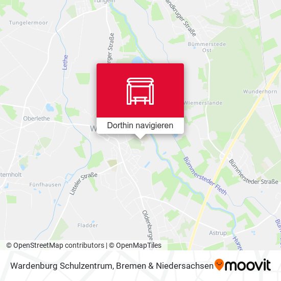 Wardenburg Schulzentrum Karte