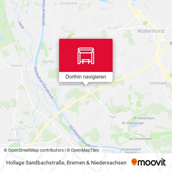 Hollage Sandbachstraße Karte