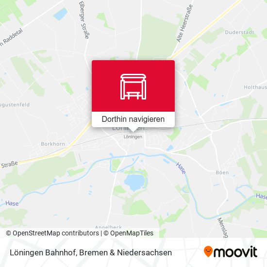 Löningen Bahnhof Karte