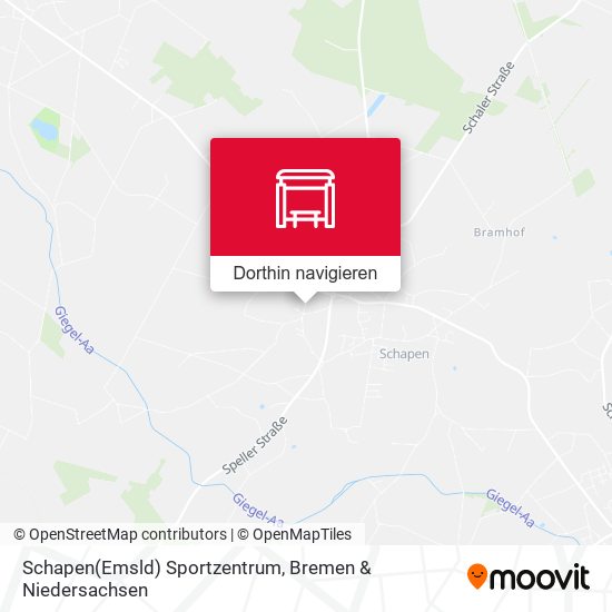 Schapen(Emsld) Sportzentrum Karte
