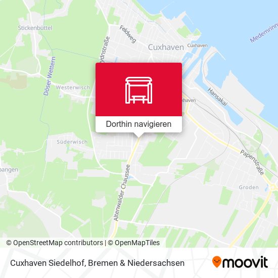 Cuxhaven Siedelhof Karte