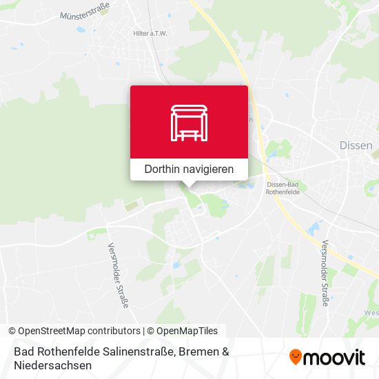 Bad Rothenfelde Salinenstraße Karte