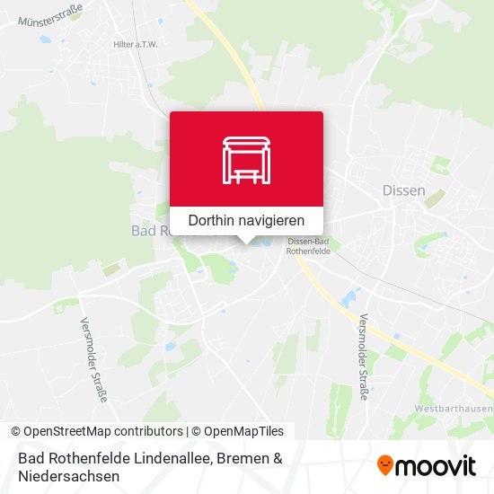 Bad Rothenfelde Lindenallee Karte
