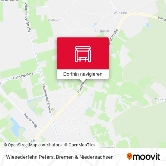 Wiesederfehn Peters Karte