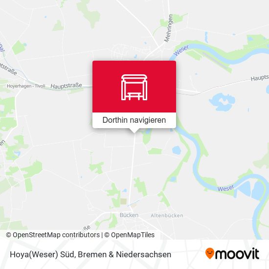 Hoya(Weser) Süd Karte