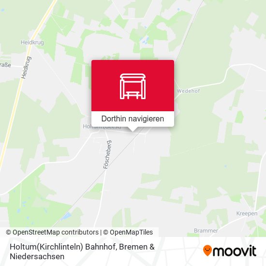 Holtum(Kirchlinteln) Bahnhof Karte