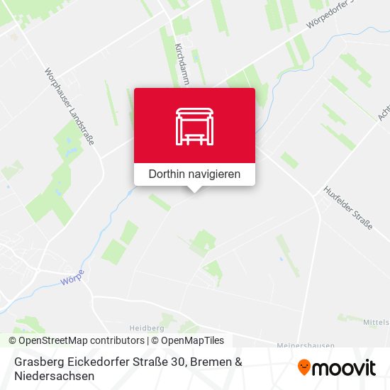 Grasberg Eickedorfer Straße 30 Karte