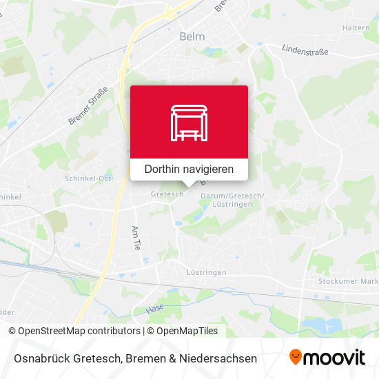 Osnabrück Gretesch Karte