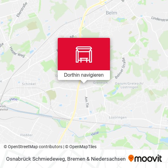 Osnabrück Schmiedeweg Karte