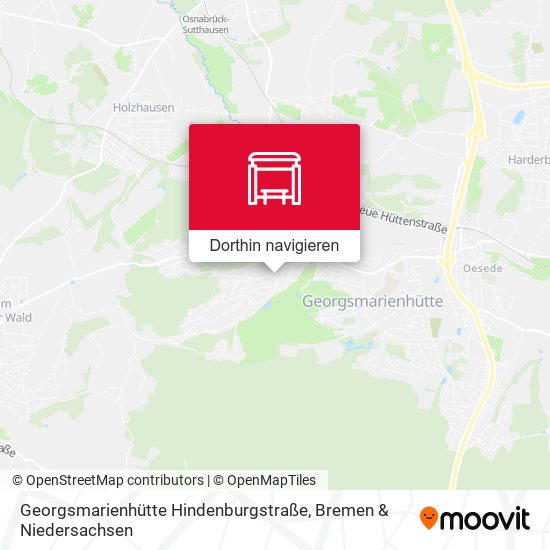 Georgsmarienhütte Hindenburgstraße Karte