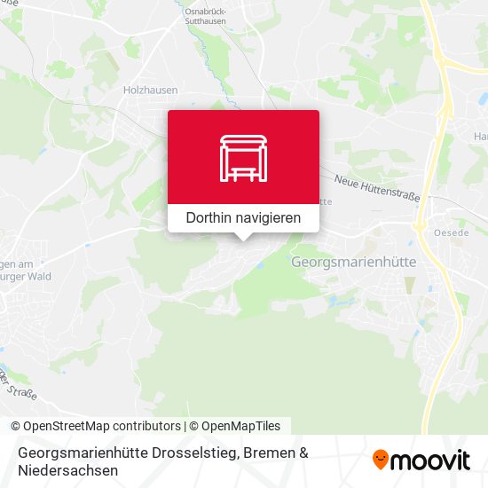 Georgsmarienhütte Drosselstieg Karte