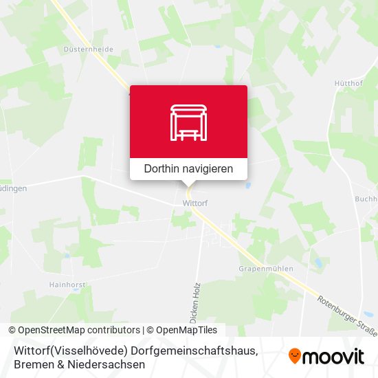 Wittorf(Visselhövede) Dorfgemeinschaftshaus Karte