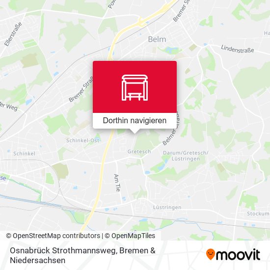 Osnabrück Strothmannsweg Karte