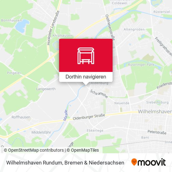 Wilhelmshaven Rundum Karte