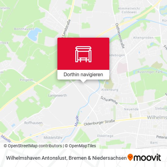 Wilhelmshaven Antonslust Karte