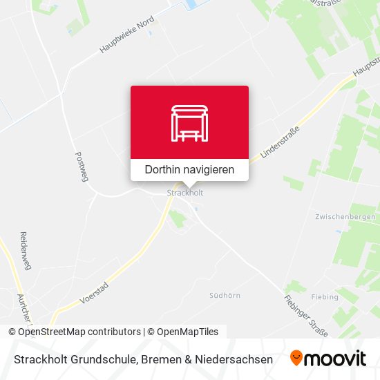 Strackholt Grundschule Karte