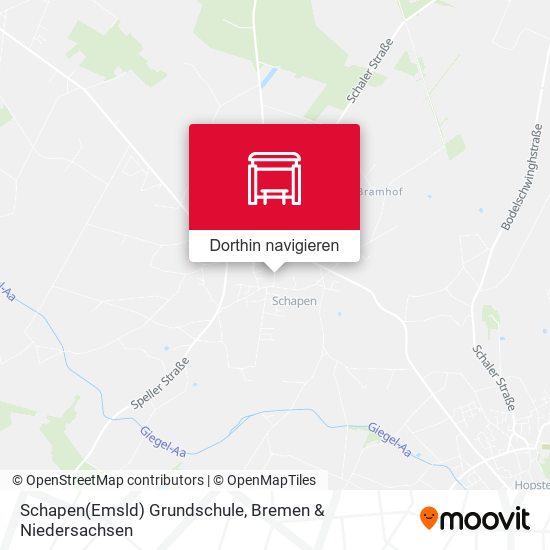 Schapen(Emsld) Grundschule Karte
