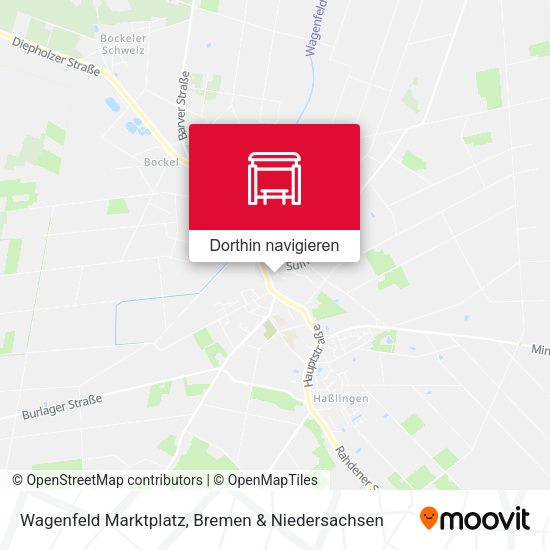 Wagenfeld Marktplatz Karte