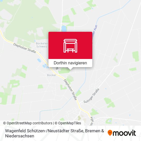 Wagenfeld Schützen- / Neustädter Straße Karte