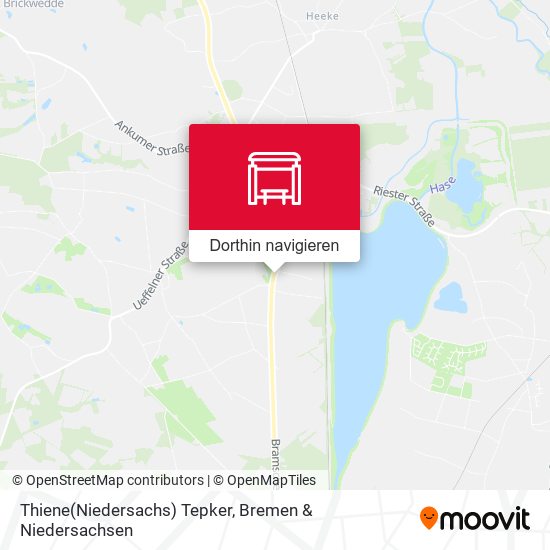 Thiene(Niedersachs) Tepker Karte