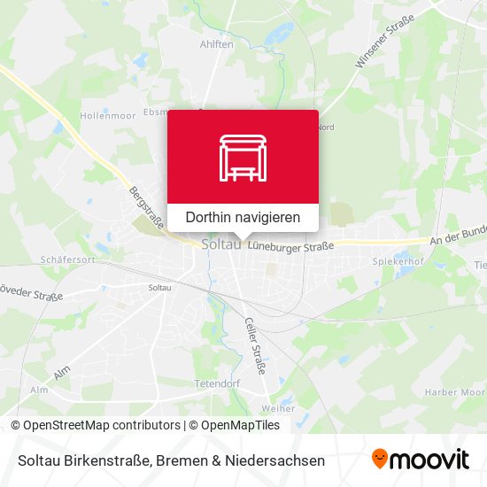 Soltau Birkenstraße Karte