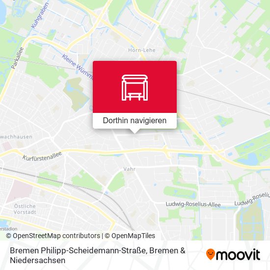 Bremen Philipp-Scheidemann-Straße Karte