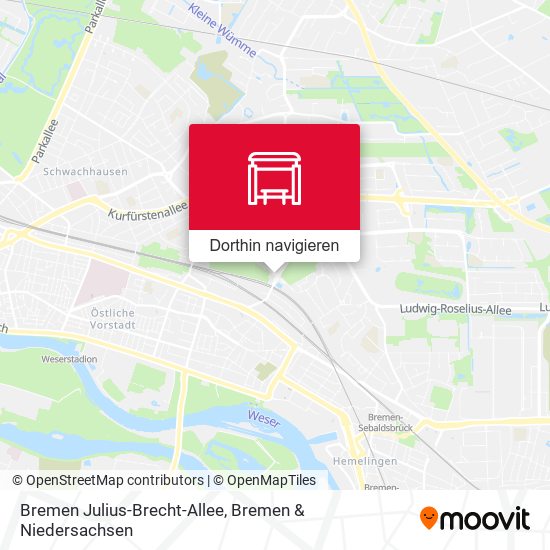 Bremen Julius-Brecht-Allee Karte