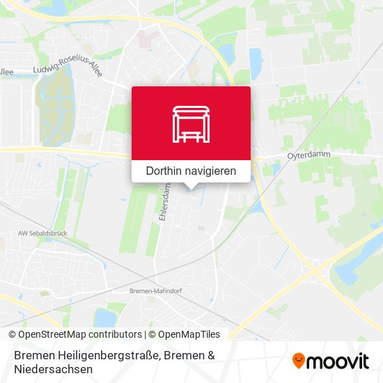 Bremen Heiligenbergstraße Karte