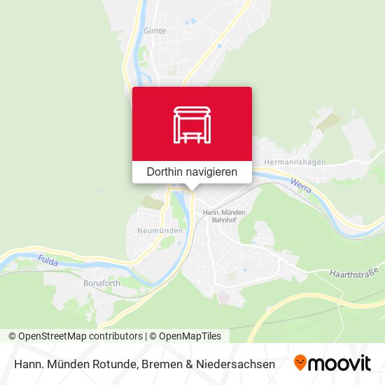 Hann. Münden Rotunde Karte
