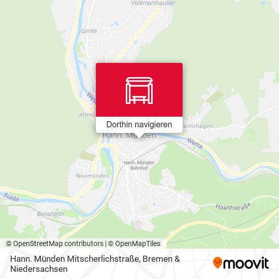 Hann. Münden Mitscherlichstraße Karte