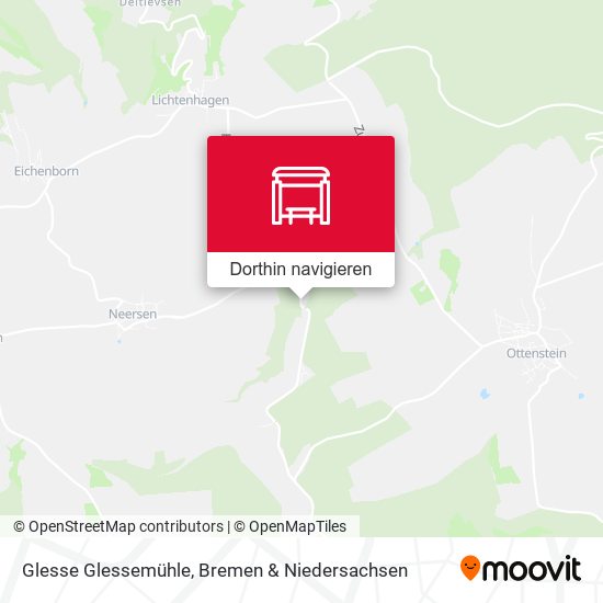 Glesse Glessemühle Karte