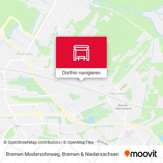 Bremen Modersohnweg Karte