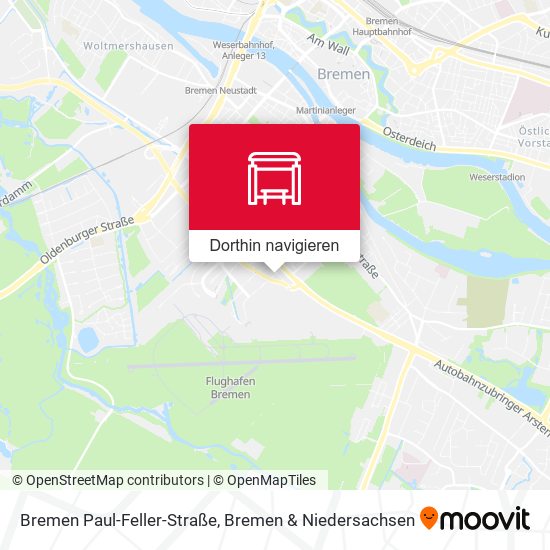Bremen Paul-Feller-Straße Karte