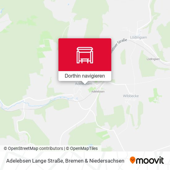Adelebsen Lange Straße Karte