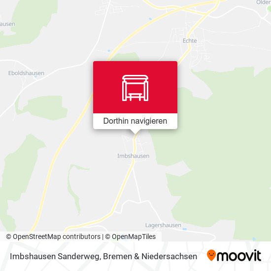 Imbshausen Sanderweg Karte