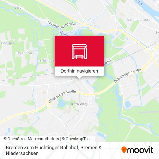 Bremen Zum Huchtinger Bahnhof Karte