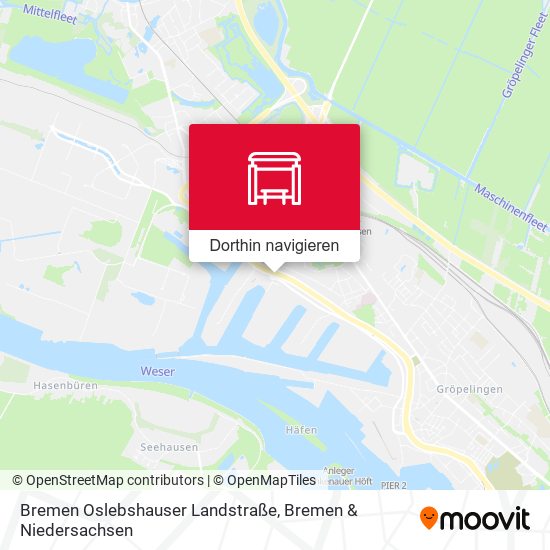 Bremen Oslebshauser Landstraße Karte