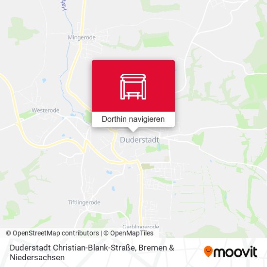Duderstadt Christian-Blank-Straße Karte