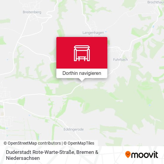Duderstadt Rote-Warte-Straße Karte