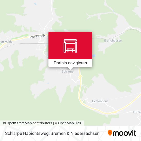 Schlarpe Habichtsweg Karte