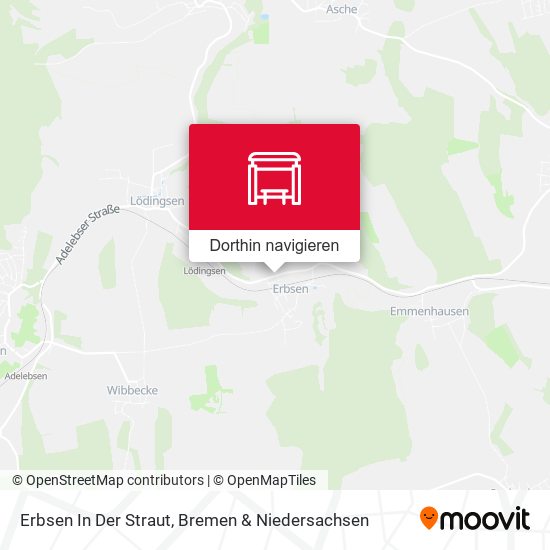 Erbsen In Der Straut Karte