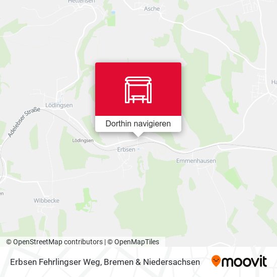 Erbsen Fehrlingser Weg Karte