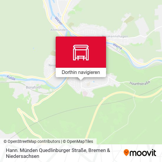 Hann. Münden Quedlinburger Straße Karte