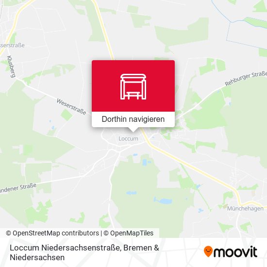 Loccum Niedersachsenstraße Karte