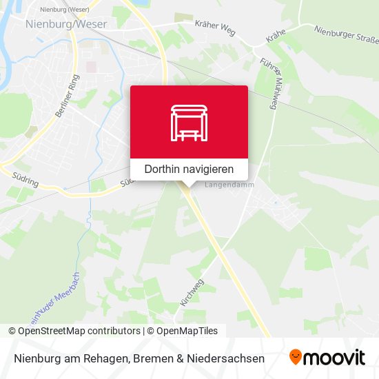 Nienburg am Rehagen Karte