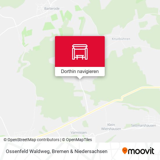 Ossenfeld Waldweg Karte