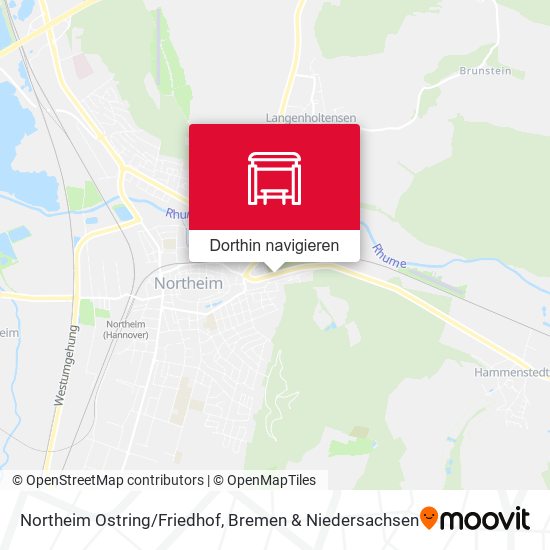 Northeim Ostring/Friedhof Karte
