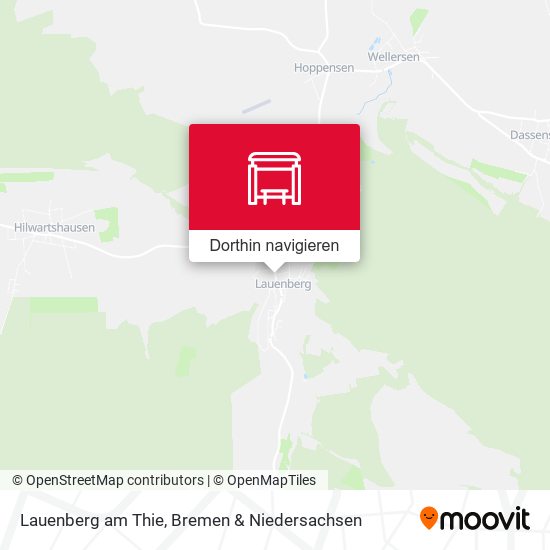 Lauenberg am Thie Karte