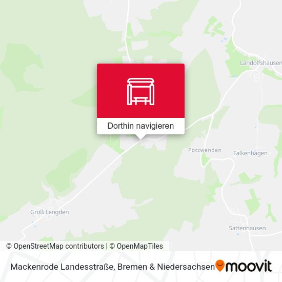 Mackenrode Landesstraße Karte