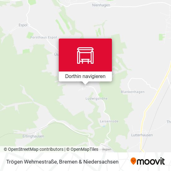 Trögen Wehmestraße Karte